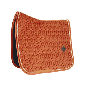 Kentucky Tapis de Selle Velvet Dressage Orange Kentucky Tapis de Selle Velvet Dressage Orange