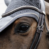 Kentucky Bonnet Anti-Mouches Wellington Basic velours Gris Kentucky Bonnet Anti-Mouches Wellington Basic velours Gris