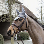 Kentucky Bonnet Anti-Mouches Wellington Basic velours Gris Kentucky Bonnet Anti-Mouches Wellington Basic velours Gris