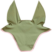 Kentucky Horsewear Bonnet Anti-Mouches Wellington Softshell Kaki/Vieux Rose Kentucky Horsewear Bonnet Anti-Mouches Wellington Softshell Kaki/Vieux Rose
