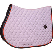 Kentucky Horsewear Tapis de Selle Onion Quilt Leather Neon de Saut Lavande Kentucky Horsewear Tapis de Selle Onion Quilt Leather Neon de Saut Lavande