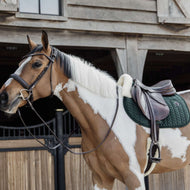 Kentucky Tapis de Selle Skin Friendly velours de Saut Pine Green Kentucky Tapis de Selle Skin Friendly velours de Saut Pine Green