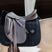 Kentucky Tapis de Selle Skin Friendly velours Dressage Noir Kentucky Tapis de Selle Skin Friendly velours Dressage Noir