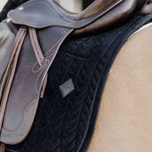 Kentucky Tapis de Selle Skin Friendly velours Dressage Noir Kentucky Tapis de Selle Skin Friendly velours Dressage Noir