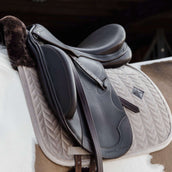 Kentucky Tapis de Selle Skin Friendly velours Dressage Beige Kentucky Tapis de Selle Skin Friendly velours Dressage Beige