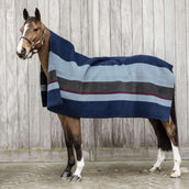 Kentucky Couverture Polaire Heavy Square Stripes Marine/Gris Dots Kentucky Couverture Polaire Heavy Square Stripes Marine/Gris Dots