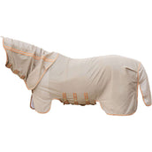 Kentucky Horsewear Couverture Anti-Mouches Comfort Mesh Beige/Orange Kentucky Horsewear Couverture Anti-Mouches Comfort Mesh Beige/Orange