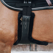 Kentucky Housse de Sangle Sheepskin Stud Noir Kentucky Housse de Sangle Sheepskin Stud Noir
