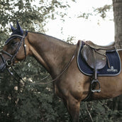Kentucky Tapis de Selle De Saut Fishbone Leather Marin Kentucky Tapis de Selle De Saut Fishbone Leather Marin