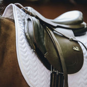Kentucky Tapis de Selle De Saut Fishbone Blanc Kentucky Tapis de Selle De Saut Fishbone Blanc