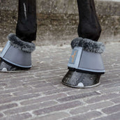 Kentucky Horsewear Cloches d'Obstacles Sheepskin Leather Gris/gris Kentucky Horsewear Cloches d'Obstacles Sheepskin Leather Gris/gris