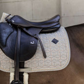 Kentucky Tapis de Selle Pied-de-Poule Saut Beige Kentucky Tapis de Selle Pied-de-Poule Saut Beige