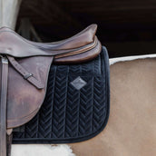 Kentucky Tapis de Selle Skin Friendly Velours de Saut Noir Kentucky Tapis de Selle Skin Friendly Velours de Saut Noir