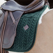 Kentucky Tapis de Selle Skin Friendly velours Dressage Pine Green Kentucky Tapis de Selle Skin Friendly velours Dressage Pine Green