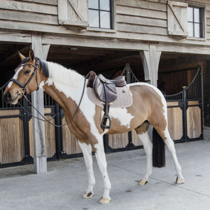 Kentucky Tapis de Selle Skin Friendly velours de Saut Beige Kentucky Tapis de Selle Skin Friendly velours de Saut Beige