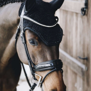 Kentucky Bonnet Anti-Mouches Wellington Glitter Soundless Noir Kentucky Bonnet Anti-Mouches Wellington Glitter Soundless Noir