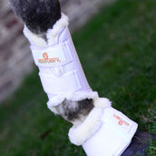 Kentucky Horsewear Cloches d'Obstacles Sheepskin Leather Blanc Kentucky Horsewear Cloches d'Obstacles Sheepskin Leather Blanc