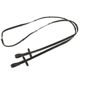 Kerbl Rênes Rubber Antidérapant Noir/Beige Kerbl Rênes Rubber Antidérapant Noir/Beige