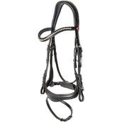 Kieffer Bridon Amy Ultrasoft Suédois avec Boucle et Noseband Noir Kieffer Bridon Amy Ultrasoft Suédois avec Boucle et Noseband Noir