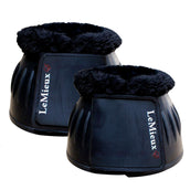 LeMieux Cloches d'Obstacles Rubber Bell Fleece Noir LeMieux Cloches d'Obstacles Rubber Bell Fleece Noir