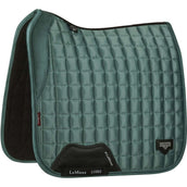 LeMieux Tapis de Selle Loire Memory Satin Square Dressage Sage LeMieux Tapis de Selle Loire Memory Satin Square Dressage Sage