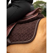 LeMieux Tapis de Selle Crystal Suede Close Contact Marron LeMieux Tapis de Selle Crystal Suede Close Contact Marron