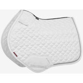 LeMieux Tapis de Selle Crystal Contact étroit en daim Blanc LeMieux Tapis de Selle Crystal Contact étroit en daim Blanc