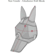 LeMieux Filet Anti-Mouches Gladiator Full Gris LeMieux Filet Anti-Mouches Gladiator Full Gris