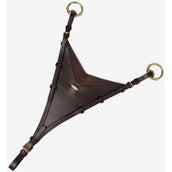 LeMieux Martingale à Fourche Fermée Kudos Marron/Laiton LeMieux Martingale à Fourche Fermée Kudos Marron/Laiton