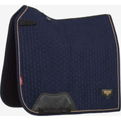 LeMieux Tapis de Selle Puissance Suede Dressage Marin LeMieux Tapis de Selle Puissance Suede Dressage Marin
