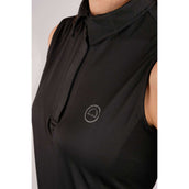 Montar Polo Fiona Sans Manche Noir Montar Polo Fiona Sans Manche Noir
