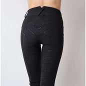 Montar Legging d'Équitation Michelle Rosegold Logo Noir Montar Legging d'Équitation Michelle Rosegold Logo Noir