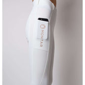 Montar Legging d'Équitation Rosegold Logo Junior Blanc Montar Legging d'Équitation Rosegold Logo Junior Blanc