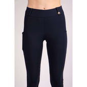 Montar Legging d'Équitation Rosegold Logo Junior Marin Montar Legging d'Équitation Rosegold Logo Junior Marin