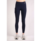 Montar Legging d'Équitation Rosegold Logo Junior Marin Montar Legging d'Équitation Rosegold Logo Junior Marin