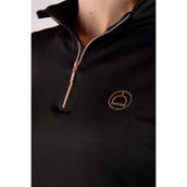 Montar Chemise Everly Rosegold Junior Longues Manches Noir Montar Chemise Everly Rosegold Junior Longues Manches Noir