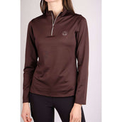 Montar Chemise Everly Crystal Logo Longues Manches Marron Montar Chemise Everly Crystal Logo Longues Manches Marron