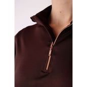 Montar Chemise Everly Rosegold Longues Manches Marron Montar Chemise Everly Rosegold Longues Manches Marron