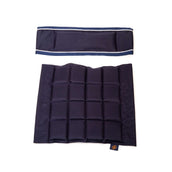 One Equestrian Assise et Dossier voor Houten Stoelframe Marine/Argent One Equestrian Assise et Dossier voor Houten Stoelframe Marine/Argent
