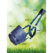 Flexi-Grazer by Shires Muselière Anti-Coliques Bleu Foncé Flexi-Grazer by Shires Muselière Anti-Coliques Bleu Foncé