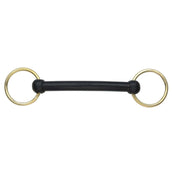 Shires Mors de Filet Caoutchouc Noir Shires Mors de Filet Caoutchouc Noir