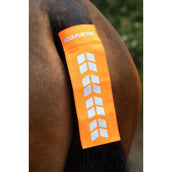 Equi-Flector by Shires Bande pour Queue Mesh Réfléchissant Orange Equi-Flector by Shires Bande pour Queue Mesh Réfléchissant Orange