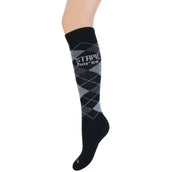 Stapp Horse Chaussettes d'Équitation Checkered Nero Stapp Horse Chaussettes d'Équitation Checkered Nero