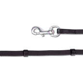 Waldhausen Rênes Islandais Avec Mousquetons Noir/Argent Waldhausen Rênes Islandais Avec Mousquetons Noir/Argent