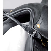 Waldhausen Lanière pour Selle Rond Noir Waldhausen Lanière pour Selle Rond Noir