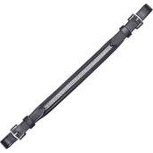 Waldhausen Lanière pour Selle avec Strass Noir/Argent Waldhausen Lanière pour Selle avec Strass Noir/Argent