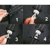 Waldhausen Fermeture de Sécurité Safe-Gum Gris Argent Waldhausen Fermeture de Sécurité Safe-Gum Gris Argent
