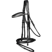 Waldhausen Bridon X-Line Supersoft Glam Anglais Combiné Noir Waldhausen Bridon X-Line Supersoft Glam Anglais Combiné Noir