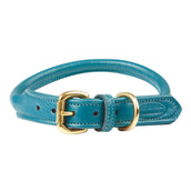 WeatherBeeta Collier pour Chien Rolled Leather Teal WeatherBeeta Collier pour Chien Rolled Leather Teal