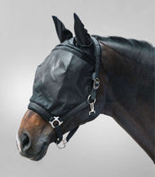 Waldhausen Licol Anti-Mouches Premium avec Oreilles Noir Waldhausen Licol Anti-Mouches Premium avec Oreilles Noir